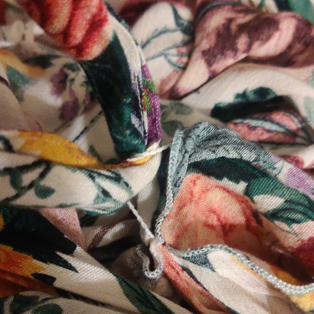 NWT! Free People Dana Floral Midi Dress - Picture 9 of 11
